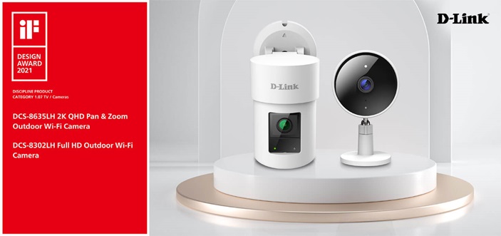D-Link IF awards for DCS-8635LH DCS-8302LH.