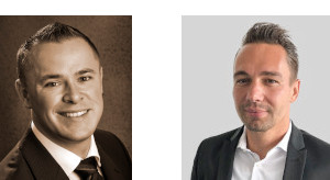 D-Link Key Account Manager Business Sales Sebastian Boyé (links) und Marco Bemmerl (rechts)