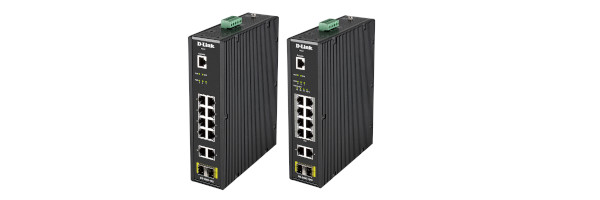 D-Link Industrial Gigabit Smart Managed Switch DIS‑200G‑12S und Industrial Gigabit Smart Managed PoE Switch DIS‑200G‑12PS