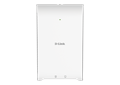 DAP-2622 Wireless AC1200 Wave 2 In-Wall PoE Access Point - front view.