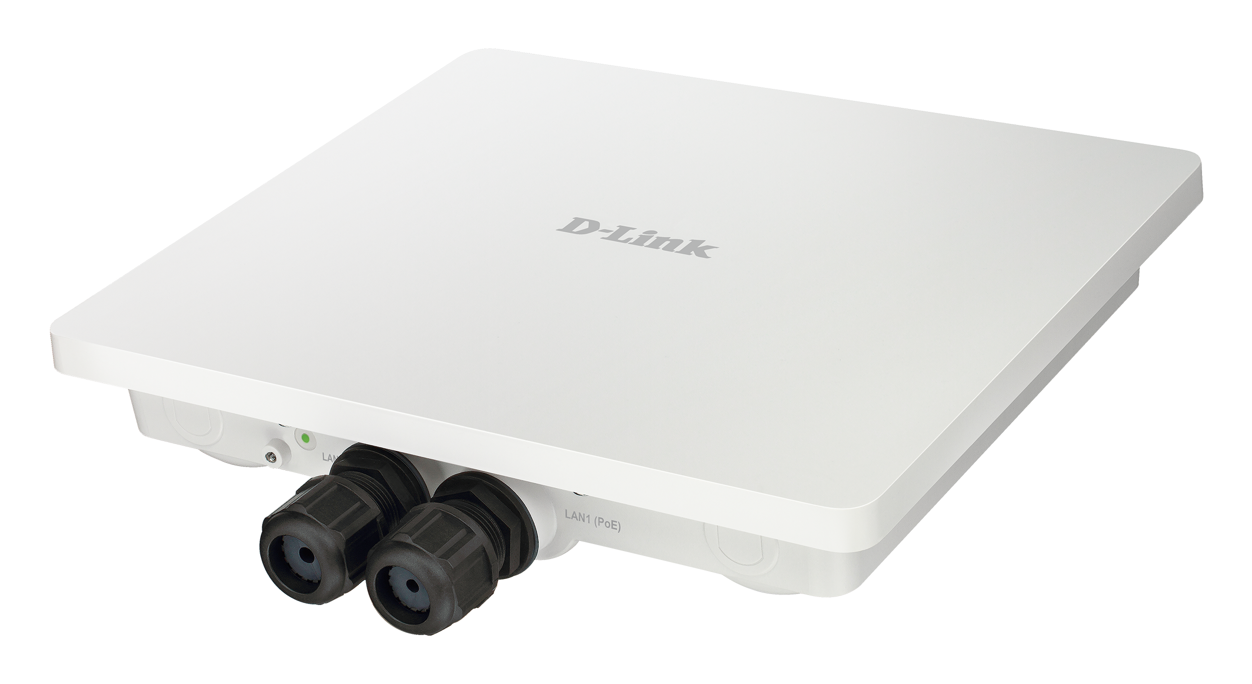 DAP-3666 Wireless AC1200 Wave 2 Dual-Band Outdoor PoE Access Point - Side left bottom angled