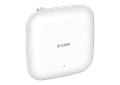 DAP-X2810 AX1800 Wi-Fi 6 Dual-Band PoE Access Point - side view angled.