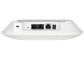 DAP-X2850 AX3600 Wi-Fi 6 Dual-Band PoE Access Point - side and back and mount view.