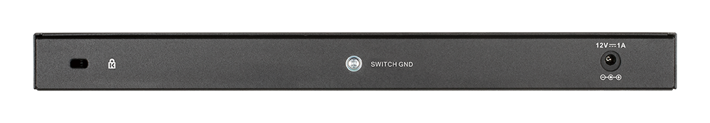 DGS-1016S 16-Port Gigabit Unmanaged Switch - back side.