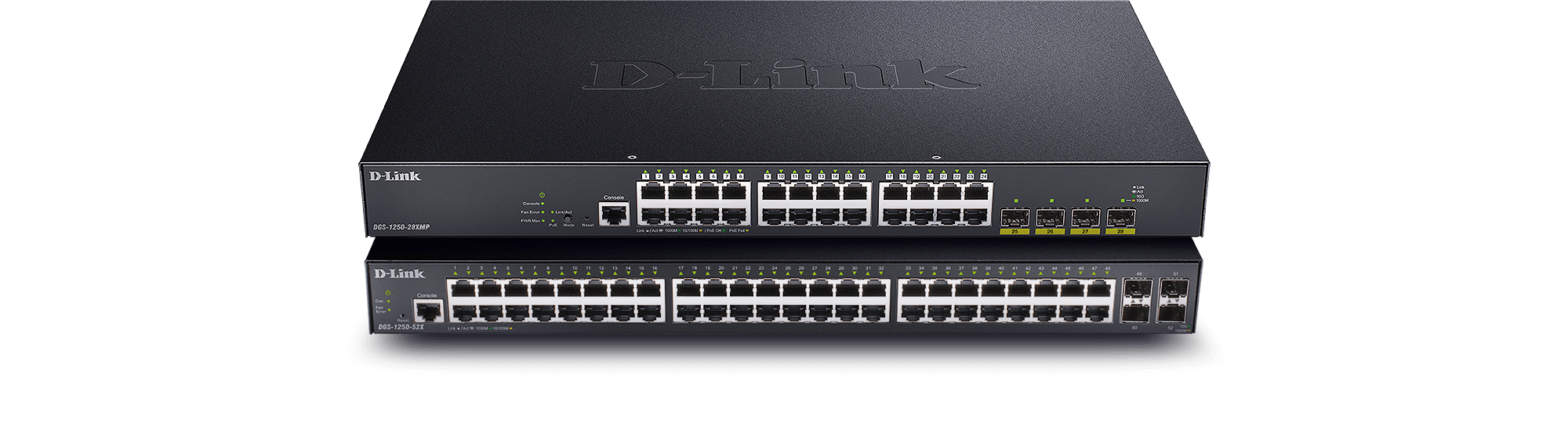 DGS-1250 28-port and 52-port switches