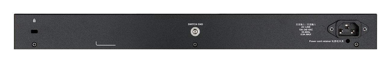 DGS-1250-28X 28-Port Gigabit Smart Managed Switch with 10G Uplinks back
