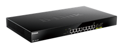 DMS-1100-10TP - 10-Port Multi-Gigabit PoE Smart Managed Switch - Side view.