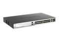 DMS-3130-30TS - 30-Port Layer 3 Stackable Multi-Gigabit Managed PoE Switch - right side view.