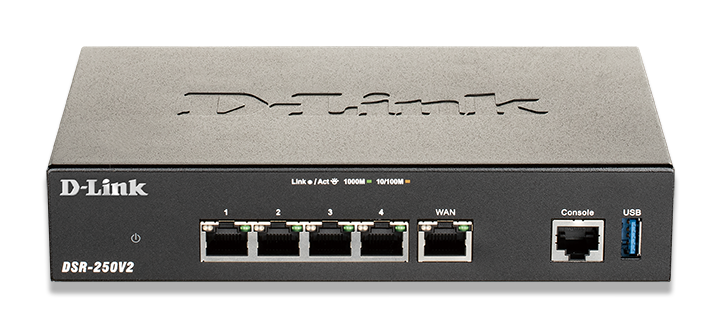 D-Link DSR-250V2 Unified Services VPN Router