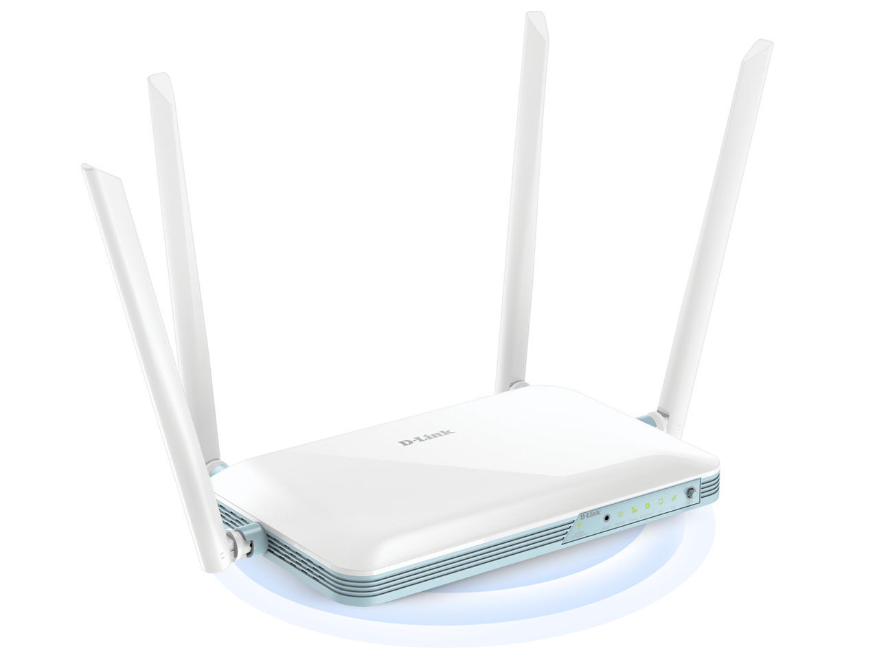 G403 - EAGLE PRO AI N300 4G Smart Router with wireless waves.