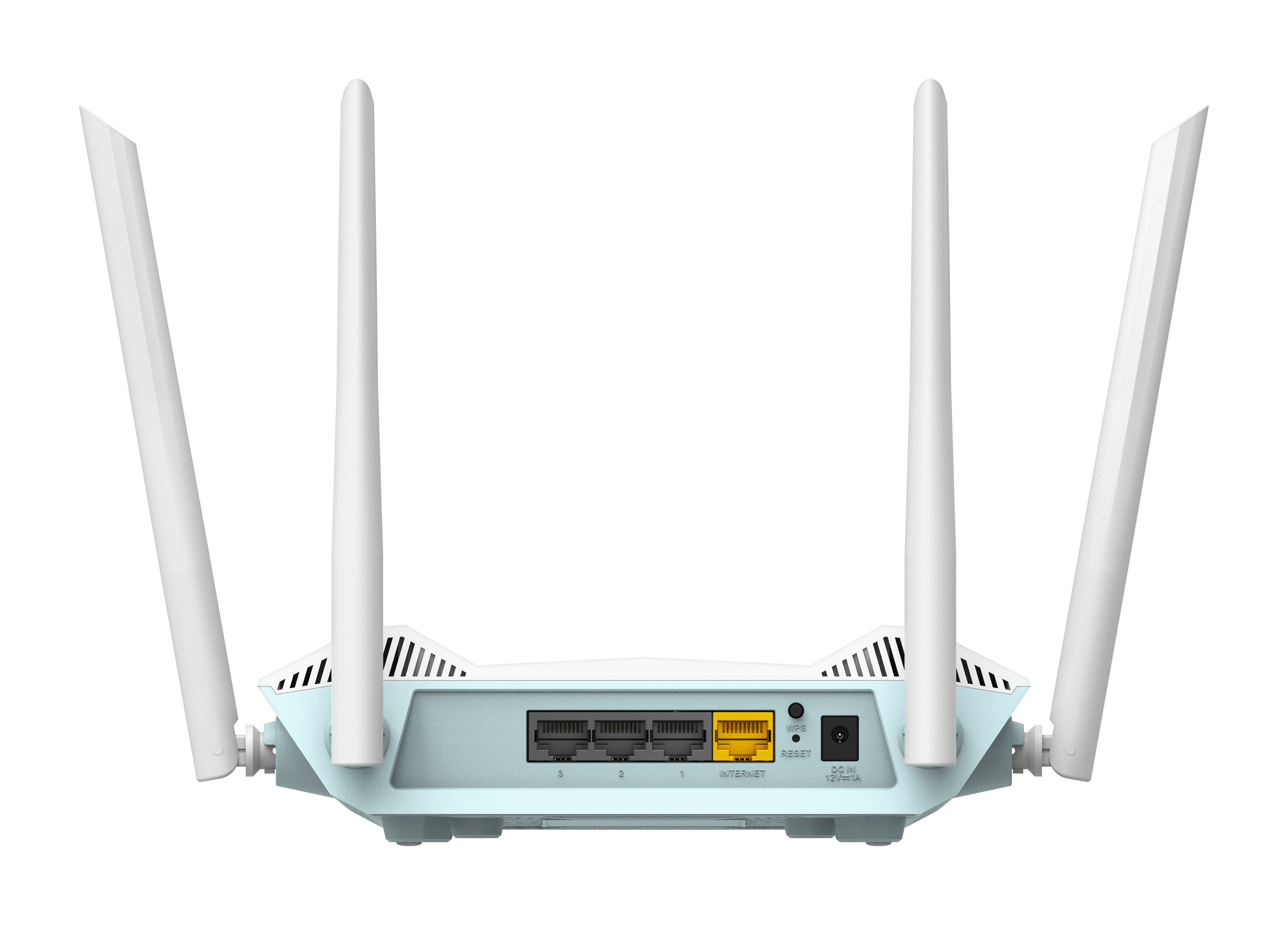 R15 EAGLE PRO AI AX1500 Smart Router - Back view.