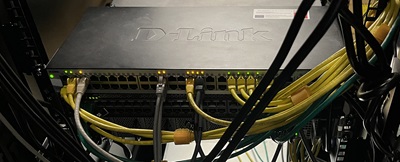 D-Link Switch rack cluster computacional