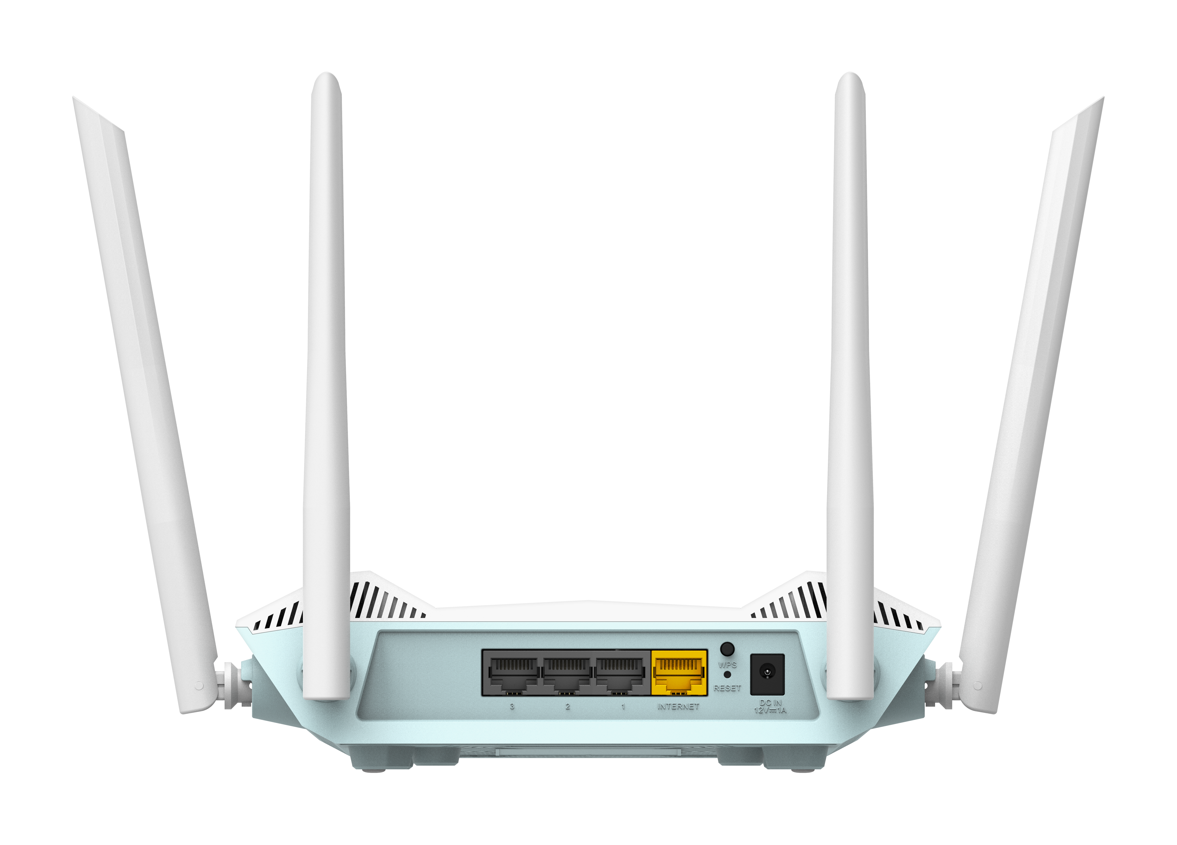 R15 EAGLE PRO AI AX1500 Smart Router - Back view.