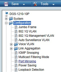 DGS_1210_Como_monitorear_trafico_de_un_puerto_port_mirroring