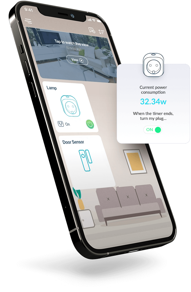 mydlink app dashboard.