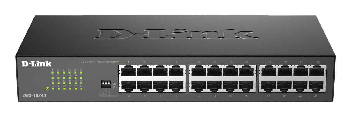SWITCH D-LINK DGS-1024D 24PTOS 10/100/1000 - miniatura 3