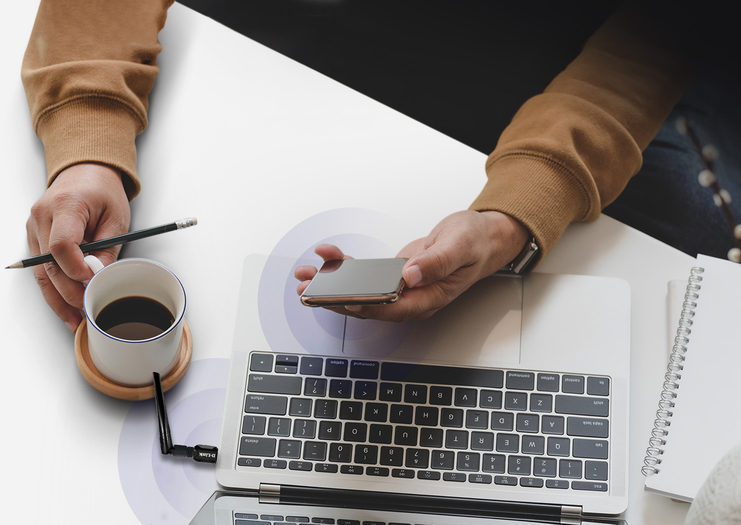 D-Link DWA-137 N300 Hochleistungs-WLAN-USB-Adapter