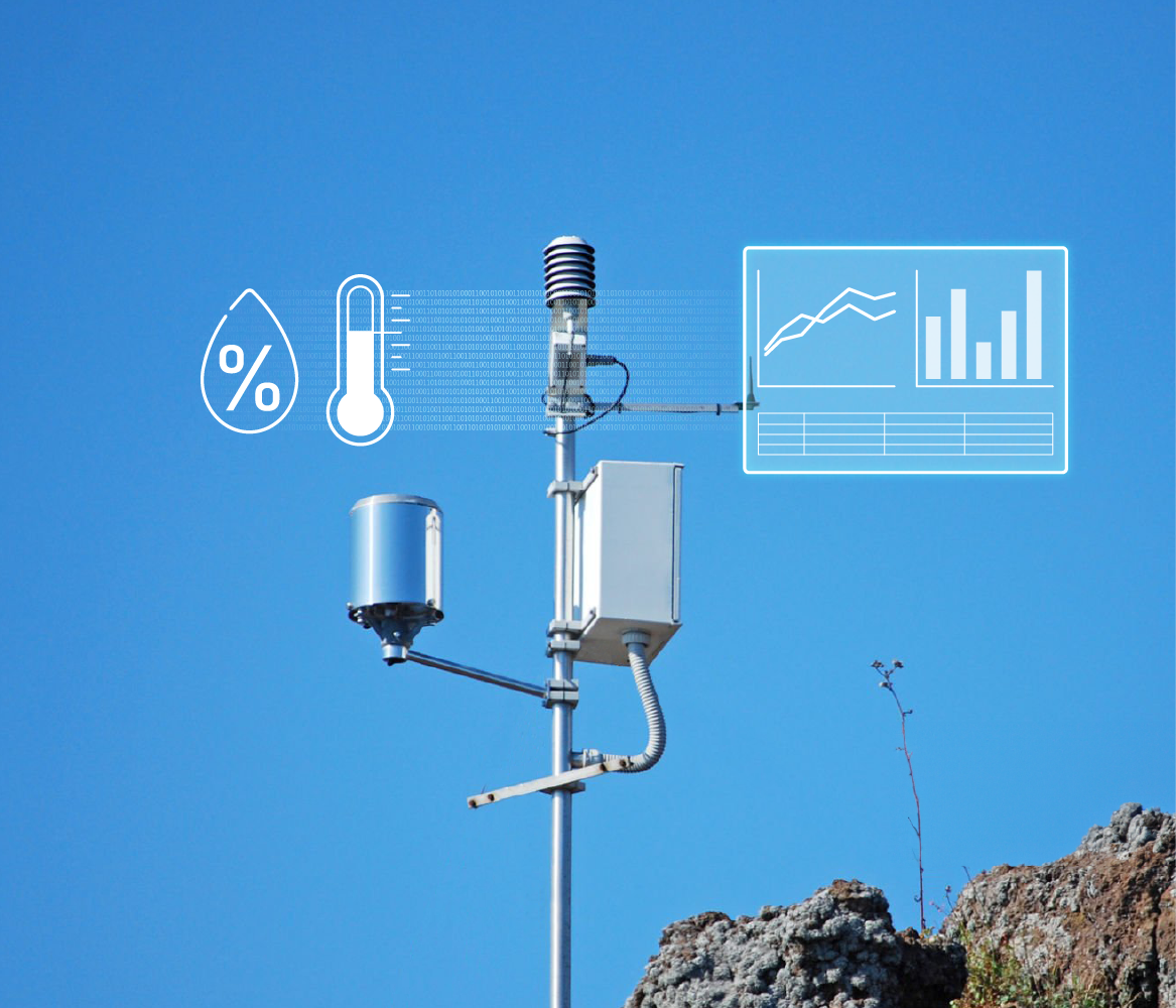 Wetterstationsmast