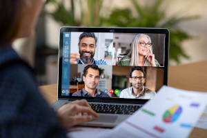 Videokonferenz im Home Office