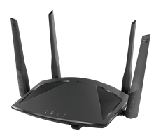 DIR-X1860 AX1800 Wi-Fi 6 Router - Left side