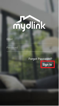 How do I set up motion detection using the mydlink app