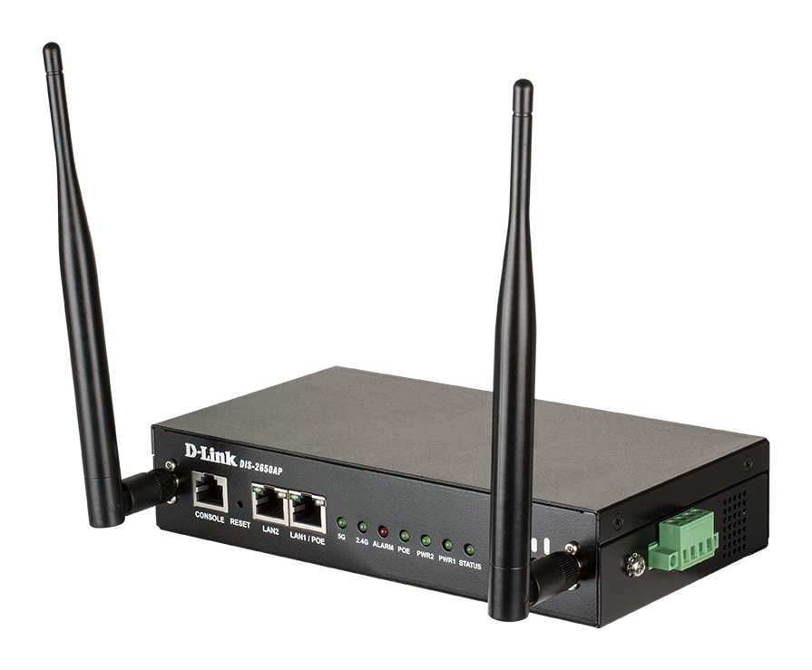 DIS-2650AP Industrial AC1200 Wave 2 Access Point - Side.
