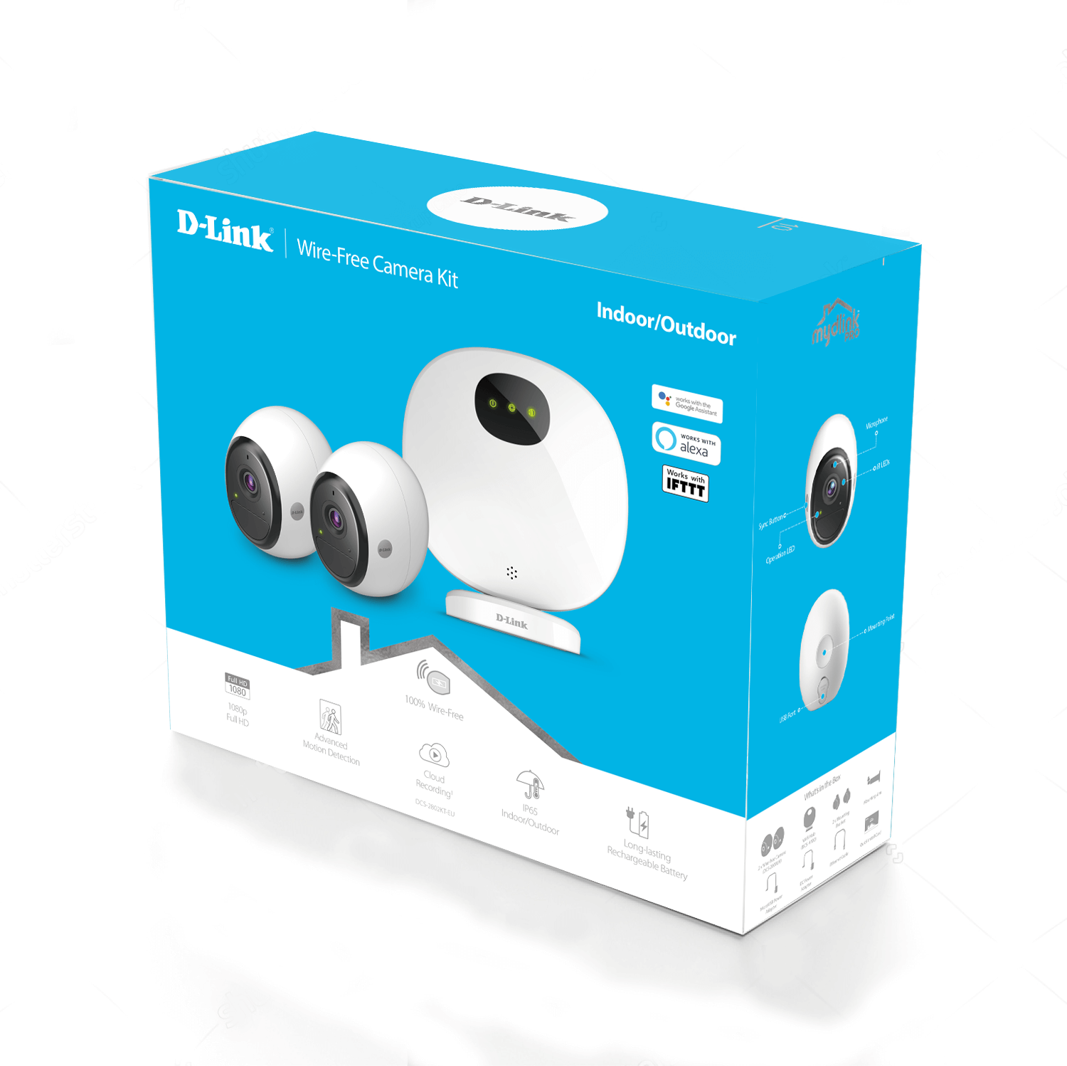 DCS-2802KT-EU mydlink™ Pro Wire-Free Camera Kit