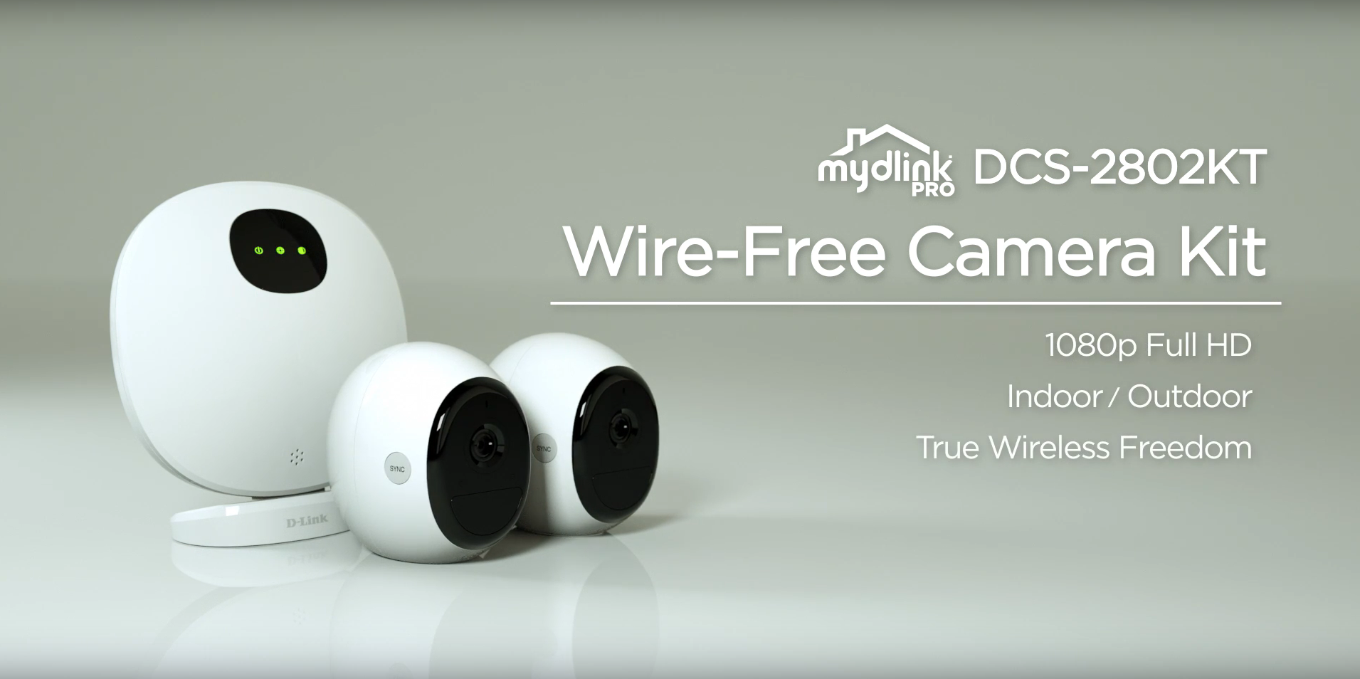 DCS-2802KT-EU mydlink™ Pro Wire-Free Camera Kit