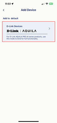 Add new D-Link device