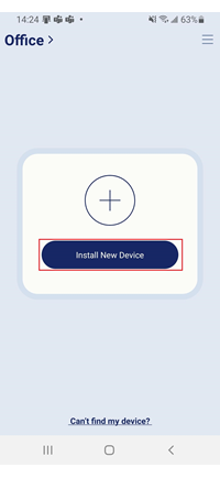 Install new device