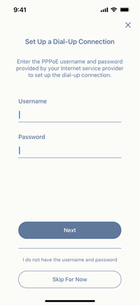 ISP UsernamePassword