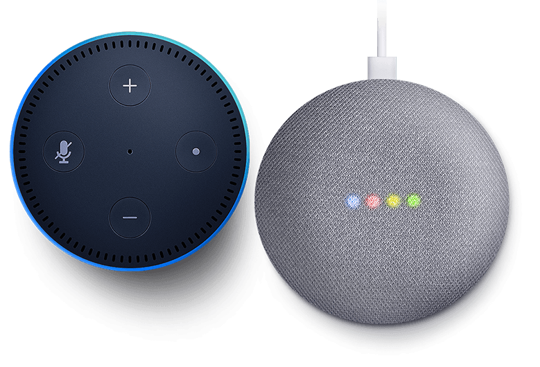Fits into your Smart Home with Amazon Alexa and Google Assistant