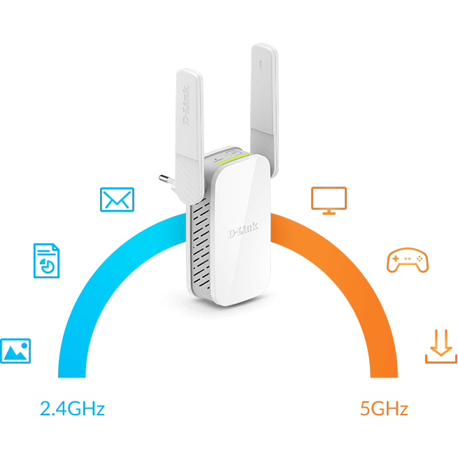 Dual band allow for less WiFi congestion and improved wireless performance