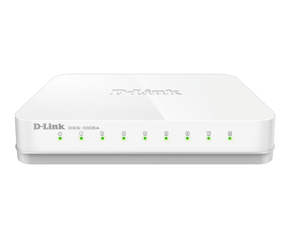 D-Link DGS-1008P Switch 8 puertos