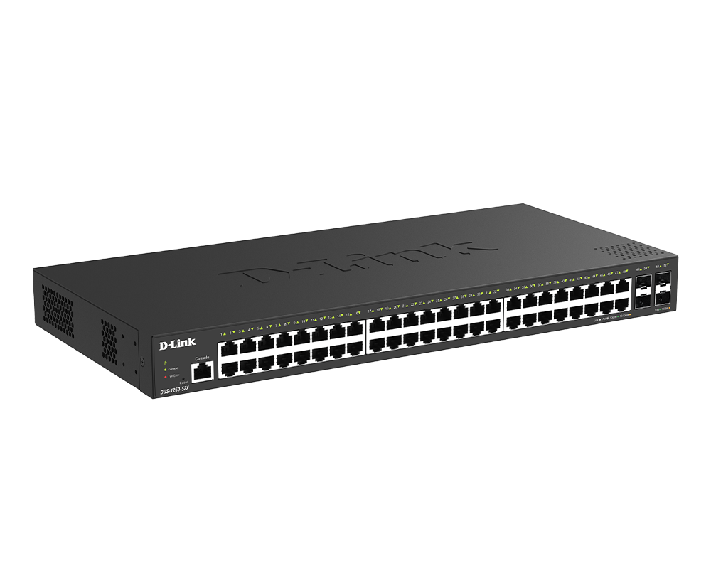DGS-1250-52X/E | D-Link Ethernet Switch, RJ45 Ports 48, 10Gbps, Layer 2 DGS-1250-52X/E | D-Link Ethernet Switch, RJ45 Ports 48, 10Gbps, Layer 2