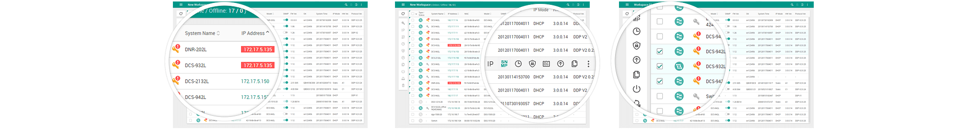 D-Link Network Assistant (DNA) interface
