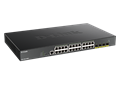 DGS-1250-28MP 52-Port Gigabit Smart Managed PoE Switch with 10G Uplinks side