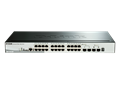 28-Port Gigabit Stackable PoE Smart Managed Switch including 2 10G SFP+ and 2 SFP ports (24 x PoE ports, 193 W PoE budget)