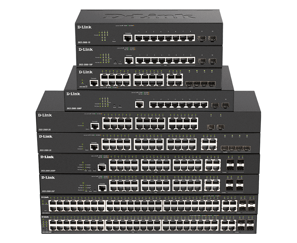 Switch D-Link DGS-2000-10P Gigabit Ethernet