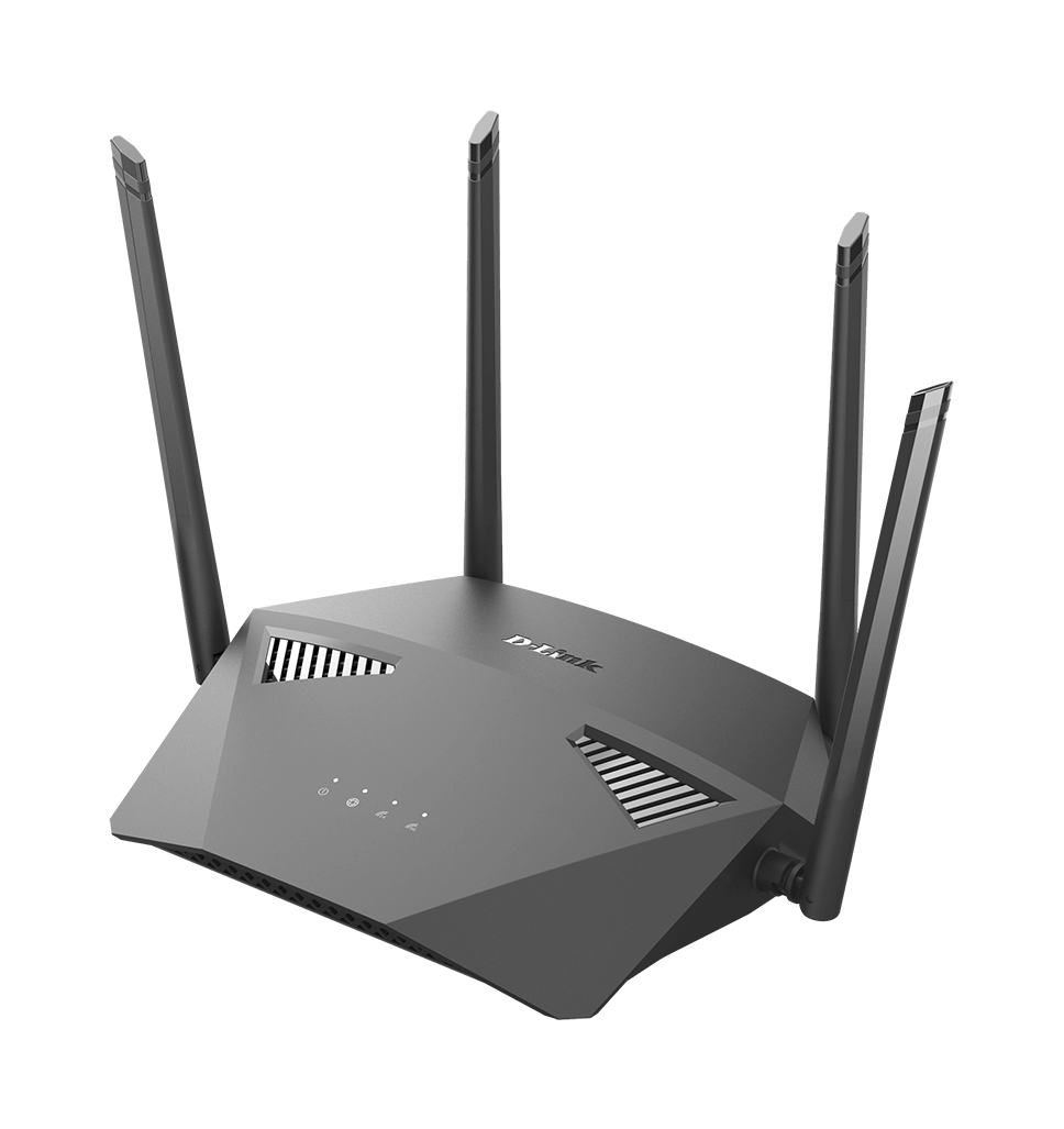 DIR-1950 AC1900 MU-MIMO Wi-Fi Router - left side