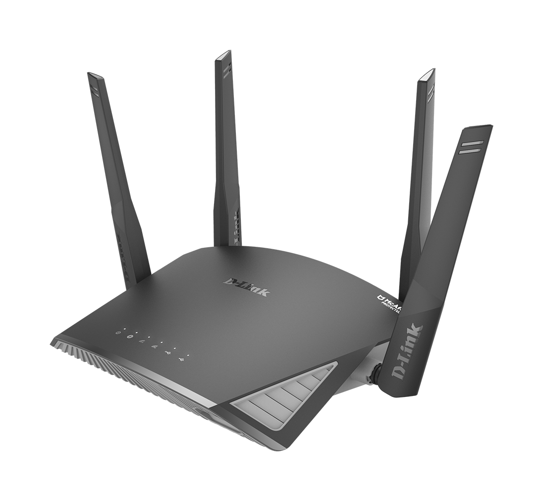 DIR-2660 EXO AC2600 Smart Mesh Wi-Fi Router side angle left