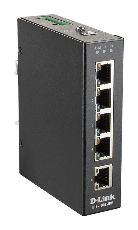 DIS-100E-5W Unmanaged Industrial Switch
