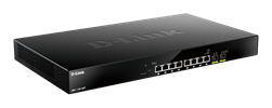 DMS-1100-10TP - 10-Port Multi-Gigabit PoE Smart Managed Switch - Side view.