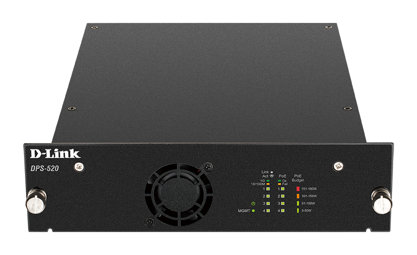 DSP-520 180W Redundant Power Supply - front view.