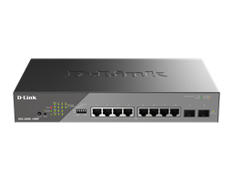 DSS-200G-10MP 10-Port Gigabit PoE+ Smart Surveillance Switch - front view