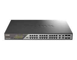 DSS-200G 28MPP - 28-Port Gigabit PoE++ Smart Surveillance Switch - front view.