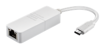 DUB-E150 USB-C to Gigabit Ethernet Adapter side