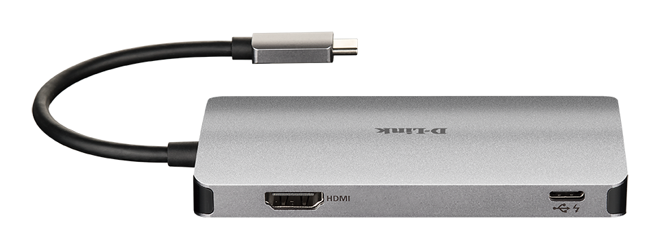 DUB-M610 6-in-1 USB-C Hub with HDMI/Card Reader/Power Delivery - back