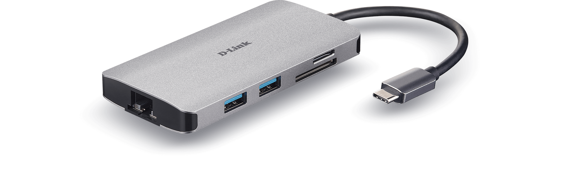 DUB-M810 8-in-1 USB-C Hub with HDMI/Ethernet/Card Reader/Power Delivery - overview