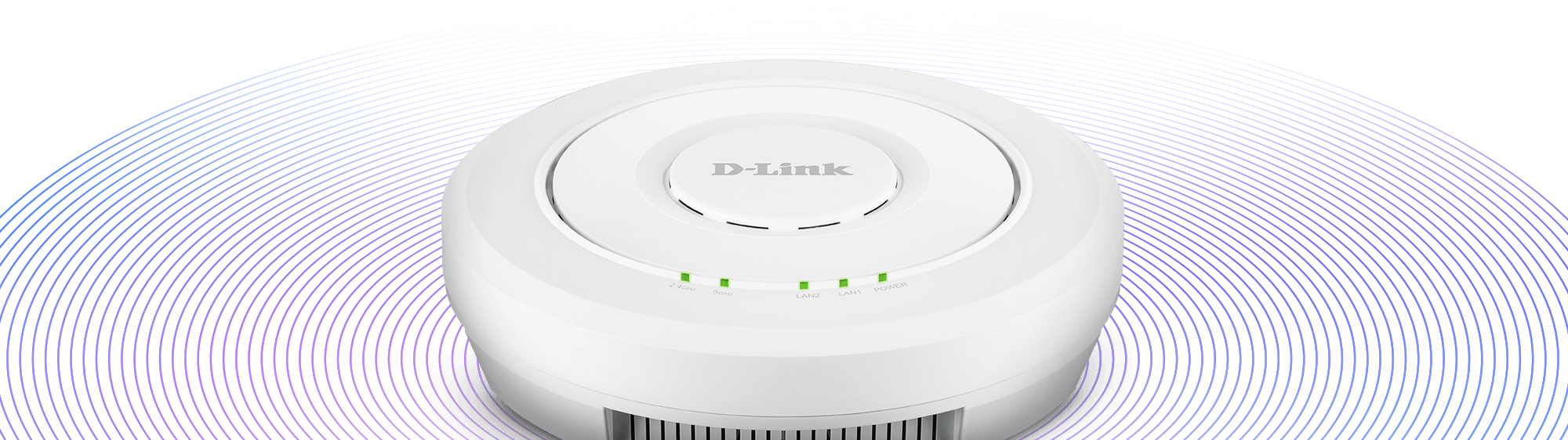 Wireless waves from the DWL-6620APS Wireless AC1300 Wave 2 Unified Access Point with Smart Antenna